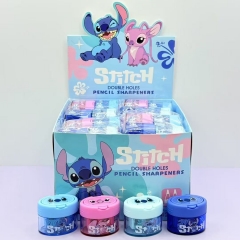 48pcs/set Lilo & Stitch Cartoon Anime Pencil Sharpener Stationery