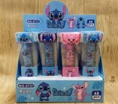 5 Styles 48pcs/set Capybara POP MART Labubu Cartoon Anime Ruler Stationery