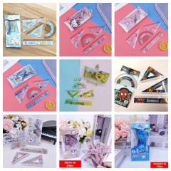 13 Styles Italian Brainrot Sanrio Capybara Cartoon Stationery Anime Ruler