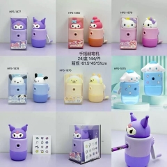 10 Styles Capybara POP MART Labubu Cartoon Anime Pencil Sharpener Stationery