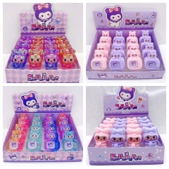 5 Styles 16pcs/set Sanrio POP MART Labubu Cartoon Stationery Anime Penknife