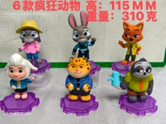 6款疯狂动物 高:115 MM 重量:310克
