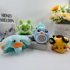 5 Styles Pokemon Phanpy Poliwag Dedenne Cartoon Anime Plush Toy Doll
