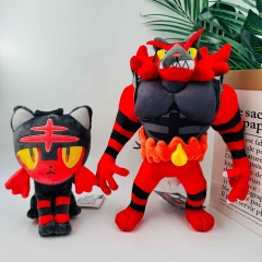 2 Styles Pokemon Litten Incineroar Cartoon Anime Plush Toy Doll