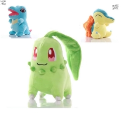4 Styles 20cm Pokemon Totodile Cyndaquil Chikorita Cartoon Anime Plush Toy Doll