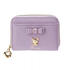 Sanrio Kuromi Cartoon PU Shorts Purse Anime Wallet