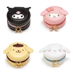 5 Styles Sanrio Kuromi Cinnamoroll Cartoon PU Anime Coin Purse