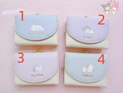 4 Styles Sanrio Kuromi Cartoon PU Shorts Purse Anime Wallet