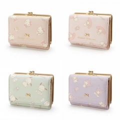 5 Styles Sanrio Kuromi Cinnamoroll Cartoon Shorts PU Wallet Anime Purse