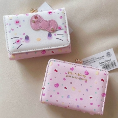 2 Styles Sanrio Hello Kitty Cartoon Shorts Purse Anime Wallet