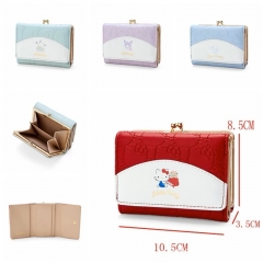 5 Styles Sanrio Kuromi My Melody Cartoon Shorts PU Wallet Anime Purse
