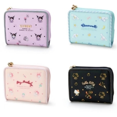 4 Styles Sanrio Kuromi PU Cartoon Shorts Wallet Anime Purse