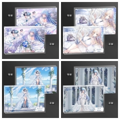 7 Styles 8*12*1.2CM Azur Lane Cartoon Anime Acrylic Card Brick