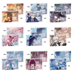 27 Styles 8*12*1.2CM Honkai: Star Rail Cartoon Anime Acrylic Card Brick