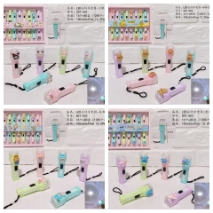 带电16个）新款可爱卡通迷你手电筒挂件书包挂饰儿童创意玩具礼品礼物奖励品