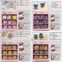 5 Styles 45pcs/set Italian Brainrot Sanrio Capybara Cartoon Anime Acrylic File Folder
