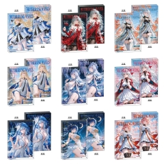 9 Styles 8*12*1.2CM Wuthering Waves Cartoon Anime Acrylic Card Brick