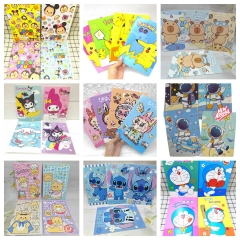14 Styles 20pcs/set Capybara Sanrio Chiikawa Cartoon Stationery Anime Notebook