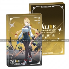 8*12*1.2CM Zenless Zone Zero Cartoon Anime Acrylic Card Brick