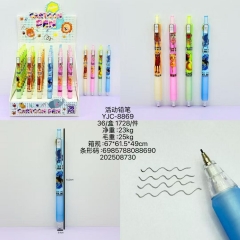 10 Styles 36pcs/set Italian Brainrot Sanrio Capybara Cartoon Anime Pencil Stationery
