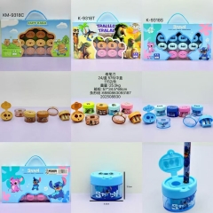 3 Styles 25pcs/set Lilo & Stitch Italian Brainrot Capybara Cartoon Anime Penknife Stationery