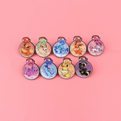 9 Styles Pokemon Cartoon Pin Anime Alloy Brooch