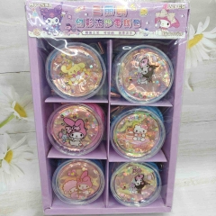 12个）新款少女心三丽鸥零钱包耳机线绳散钱硬币高颜值入油亮片收纳包