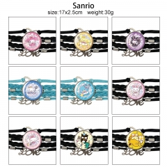 12 Styles Sanrio Cartoon Anime Bracelet Wristband