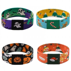 4 Styles The Nightmare Before Christmas Cartoon Anime Stretch Bracelets Bangles