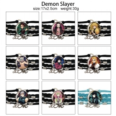 11 Styles Demon Slayer: Kimetsu no Yaiba Cartoon Anime Bracelet Wristband
