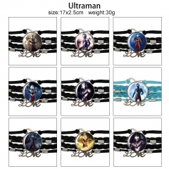 12 Styles Ultraman Tiga Cartoon Anime Bracelet Wristband