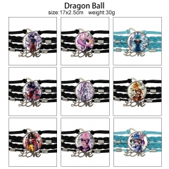 9 Styles Dragon Ball Z Cartoon Anime Bracelet Wristband