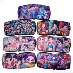 7 Styles K-Pop: Demon Hunters Cartoon Purse Short Anime Zipper Wallet