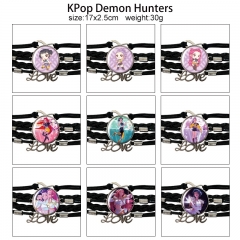 15 Styles K-Pop: Demon Hunters Cartoon Anime Bracelet Wristband