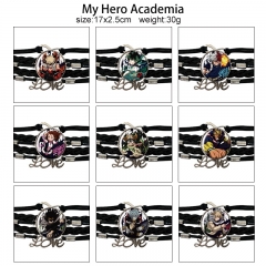 9 Styles My Hero Academia Cartoon Anime Bracelet Wristband