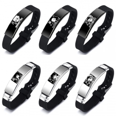 18 Styles Demon Slayer: Kimetsu no Yaiba Cartoon Anime Stainless Steel Bracelet