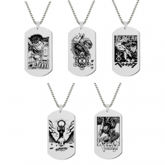 10 Styles Bleach Cartoon Anime Stainless Steel Necklace