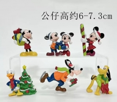 6款米奇手办 6-7.3cm