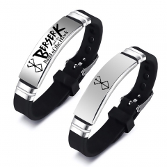 2 Styles Berserk Cartoon Anime Stainless Steel Bracelet