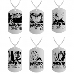 18 Styles Naruto Cartoon Anime Stainless Steel Necklace