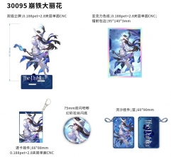 4 Styles Honkai: Star Rail Cartoon Anime Acrylic keychain/Standing Plate