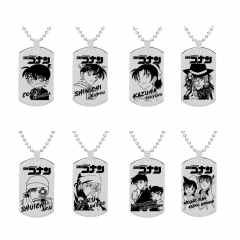 16 Styles Detective Conan Cartoon Anime Stainless Steel Necklace