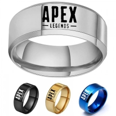 8 Styles APEX Legends Cartoon Anime Stainless Steel Ring