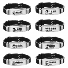 16 Styles My Hero Academia Cartoon Anime Stainless Steel Bracelets