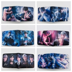 6 Styles Love and Deepspace Cartoon Short Purse Anime Wallet