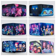 6 Styles K-Pop: Demon Hunters Cartoon Short Purse Anime Wallet