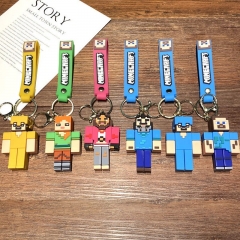 我的世界钥匙扣Minecraft书包挂件汽车包包情侣娃娃机小礼品批发