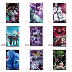 17 Styles 60*90cm Jujutsu Kaisen Cartoon Wallscroll Anime Wall Scroll