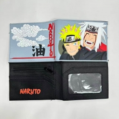 Naruto Cartoon PVC Purse Anime Short Wallet