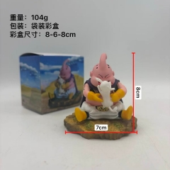 8CM Dragon Ball Z Majin Buu Cartoon Anime PVC Figures
